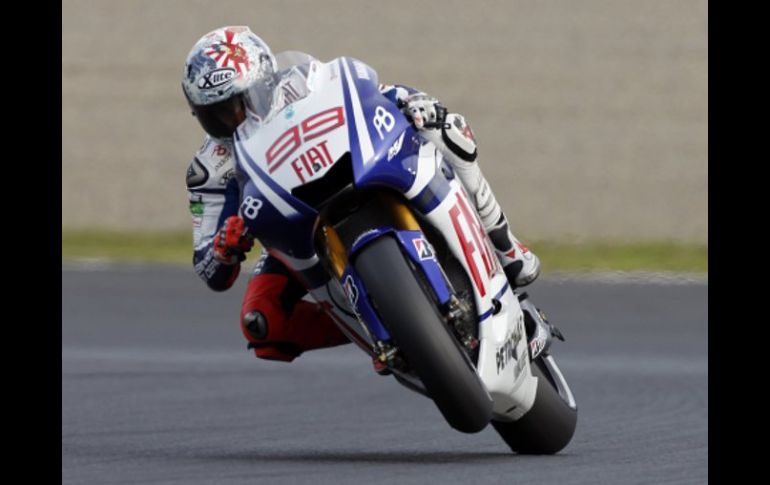 El piloto español Jorge Lorenzo durante el circuito de Japón. REUTERS  /