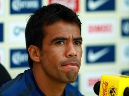 Pavel Pardo en la rueda de prensa que se llevó a cabo después del entrenamiento. MEXSPORT  /