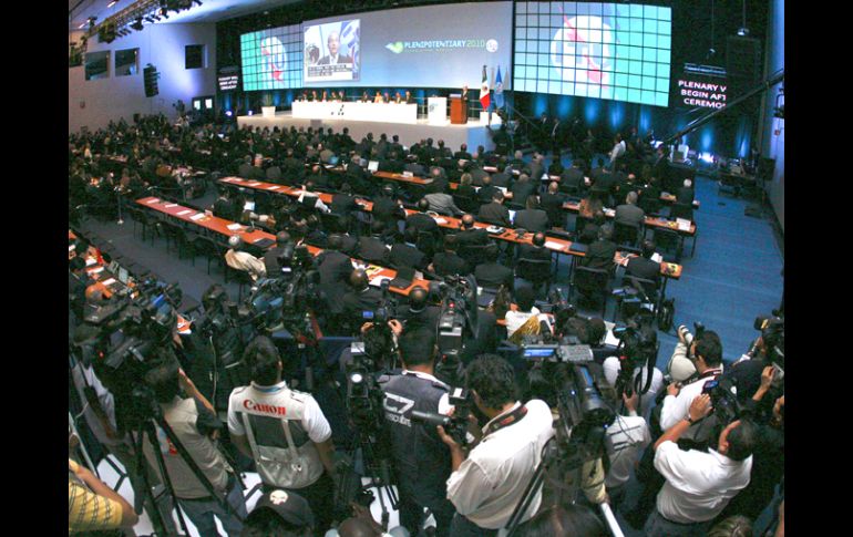 Vista general de la Conferencia Plenipotenciaria de la UIT que se realiza en Expo Guadalajara. E. PACHECO  /