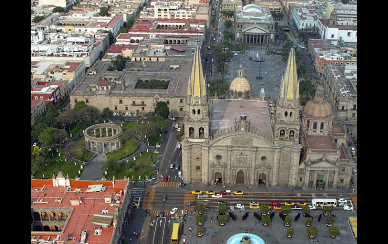 Vista aérea del primer cuadro de la ciudad. ARCHIVO  /