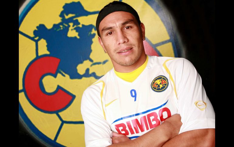 El delantero paraguayo Salvador Cabañas del América. MEXSPORT  /