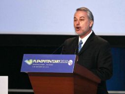 Emilio González encabezó el acto de lanzamiento de la red eJalisco. E. PACHECO  /