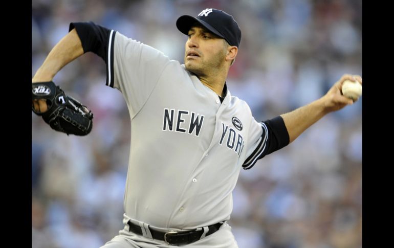 Andy Pettitte sigue con buenas actuaciones en pretemporada, ahora se apunta la victoria ante los Mellizos. AFP  /