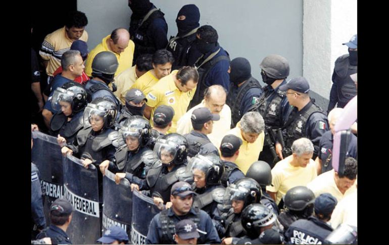 Los funcionarios fueron detenidos por supuestos vínculos con el crimen organizado, pero la mayoría ya han sido liberados. NTX  /