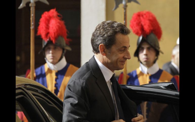 El presidente de Francia, Nicolás Sarkozy, busca reducir el déficit del sistema de pensiones al aumentar la jubilación a los 62 años. A  /