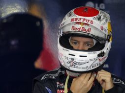 Sebastián Vettel está en la primera fila de la formación de salida del Gran Premio de Japón. REUTERS  /