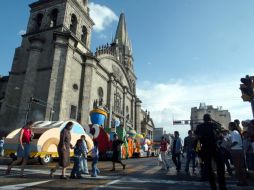 La circulación de las vialidades será reabierta al tiempo que el contingente vaya pasando. ARCHIVO  /