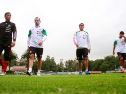 Jesús Corona, Gerardo Torrado, Héctor Moreno y Rafael Márquez, seleccionados nacionales. JAMMEDIA  /