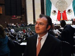 El diputado federal, Luis Videgaray, reitera su compromiso para que cada sector de la población reciba una cantidad justa. ESPECIAL  /