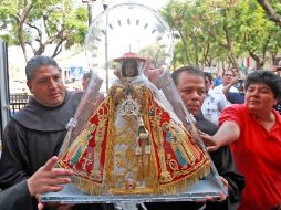 La Virgen de Zapopan antes de la misa de despedida. A. GARCÍA  /