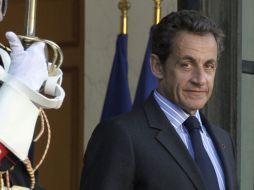 El presidente conservador francés Nicolas Sarkozy enfrenta una semana difícil. EFE  /