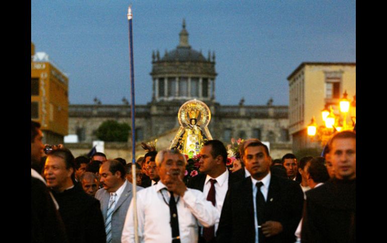 Imagen de la última gran ceremonia antes de la Romería de la Virgen de Zapopan. E. BARRERA  /