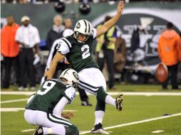 Nick Folk fue importante para el triunfo de los Jets. REUTERS  /