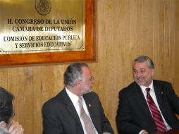 El gobernador del Estado, Emilio González y  de Raúl Padilla en el Congreso de Unión. ESPECIAL  /