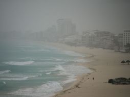 Efectos del huracán en la costa de Cancún. AP  /