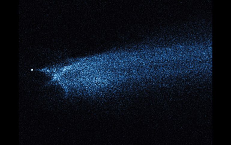 La propia colisión fue observable debido a la posición de los asteroides en relación con el Sol . EFE  /