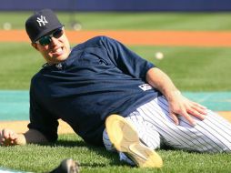 Mark Teixeira vuelve al Rangers Ballpark para jugar por primera vez ante su ex equipo en postemporada. AFP  /