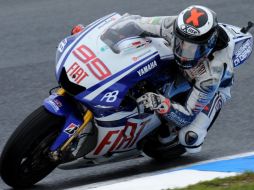 El piloto español Jorge Lorenzo durante los primeros entrenamientos libres en Australia. AFP  /