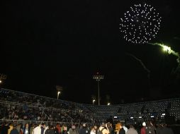 El estadio panamericano de tenis fue inaugurado esta noche. M. FREYRÍA  /