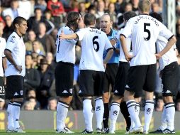 Fulham empezó ganando a los 30 minutos. EFE  /