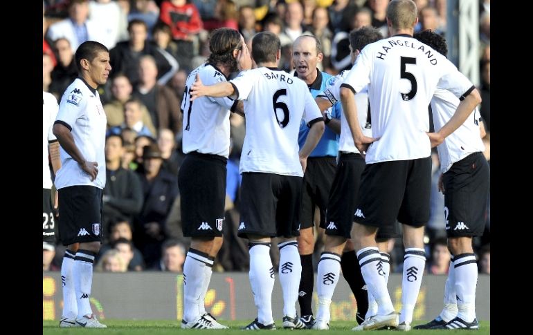 Fulham empezó ganando a los 30 minutos. EFE  /