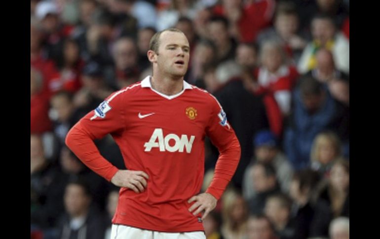 Wayne Rooney podría salir del Manchester United. EFE  /