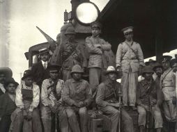 La exposición repasa el origen del ferrocarril y el papel que jugó durante la lucha de 1910.ESPECIAL  /