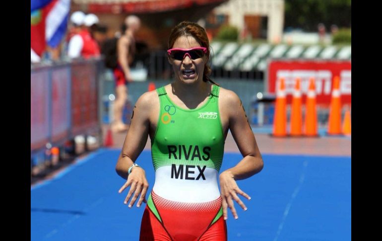 La triatleta Claudia Rivas se ratificó como una de las mejores del continente. MEXSPORT  /