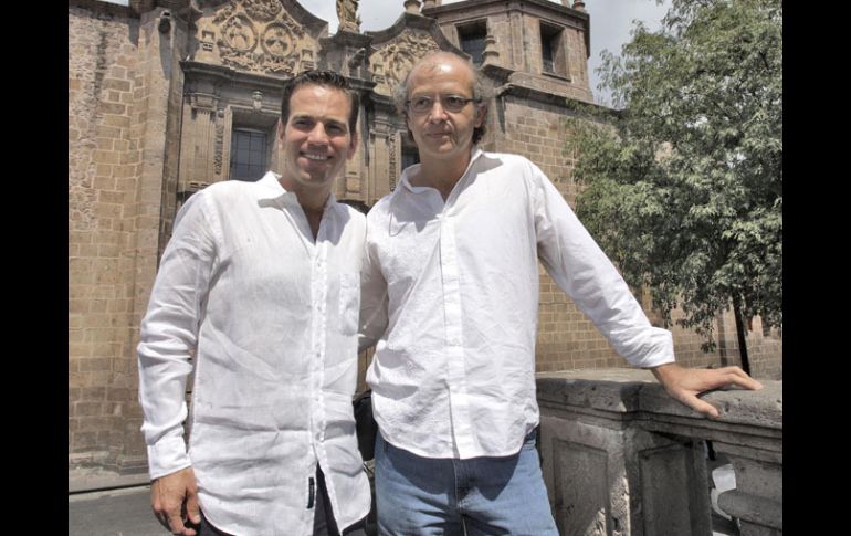 Carlos Loret y Juan Carlos Rulfo llegarán a las pantallas de cine en México con el proyecto De panzazo. S.NÚÑEZ  /