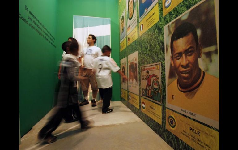 Festejan a Pelé en sus 70 años en el museo en Brasil. REUTERS  /