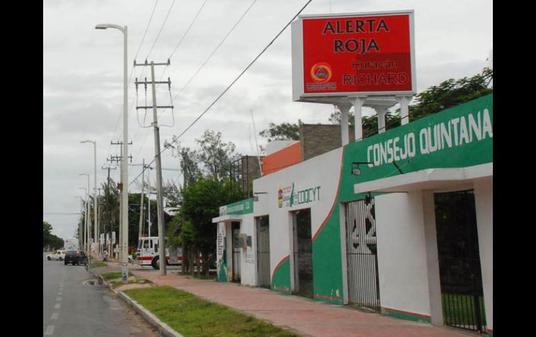 La alerta roja se estableció en el municipio de Othón P. Blanco. EL UNIVERSAL  /