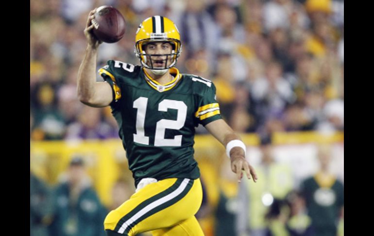 Aaron Rodgers, de los Empacadores de Green Bay. AP  /