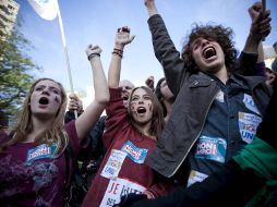 Las huelgas estudiantiles no han cesado. EFE  /