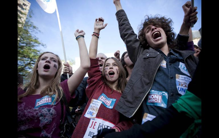 Las huelgas estudiantiles no han cesado. EFE  /