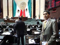 Aunque Julio César Godoy Toscano se retiró del PRD, la bancada del partido en la Cámara baja lo apoya. EL UNIVERSAL  /