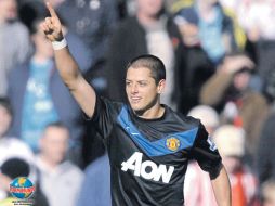 Javier Hernández con Manchester. ARCHIVO EL INFORMADOR  /