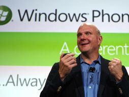 Steve Ballmer director ejecutivo de Microsoft, en la presentación del Windows Phone el pasado 11 de Octubre. REUTERS  /