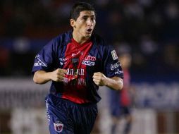 El peruano Johan Fano celebra la única anotación del partido. MEXSPORT  /