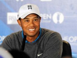 El golfista estadounidense Tiger Woods durante una rueda de prensa. MEXSPORT  /