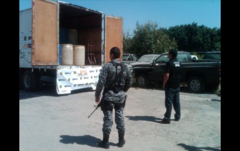 El aseguramiento se llevó a cabo en el rancho Santa Lucia, en Atotonilquillo, municipio de Chapala. M. PATIÑO  /