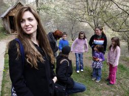 Jolie filma en Bosnia la historia de una mujer bosnio-musulmana. AFP  /