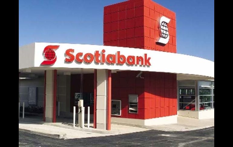 El Banco Scotiabank sufrió una reducción de 8.0% en el tercer trimestre de 2010. ARCHIVO  /