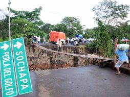 Aspecto de los destrozos en Veracruz tras la temporada de lluvias. ARCHIVO  /