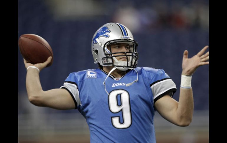 Matthew Stafford empieza a elevar su nivel de juego con los Leones de Detroit. AP  /