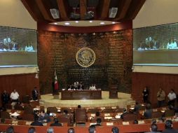 Se entregó esta tarde en el Congreso del Estado el proyecto presupuestal del Gobierno de Jalisco. ARCHIVO  /