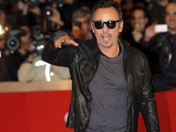 El “Jefe”Springsteen deleitó a decenas de seguidores durante su paso por la alfombra roja romana. EFE  /