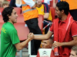 Los jugadores Efraín Juárez y Carlos Vela permanecen suspendido de la Selección Mexicana. MEXSPORT  /