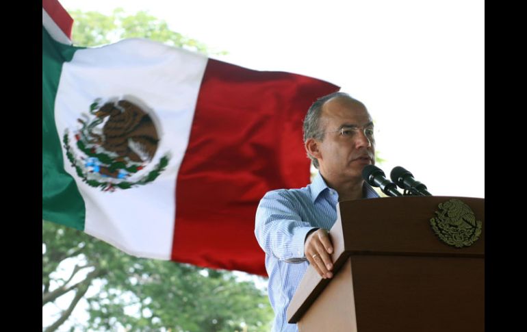 Felipe Calderón criticó a Estados Unidos ya que, asegura, la posible legalización de las drogas traería más conflictos. EL UNIVERSAL  /