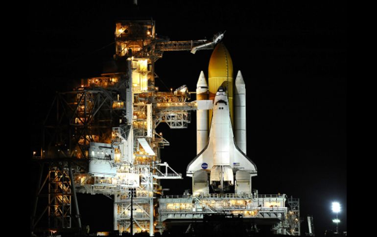 La partida de la misión STS-133 desde el Centro Espacial Kennedy en Florida está prevista para esta tarde. REUTERS  /