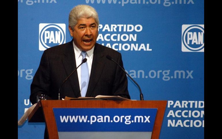 El candidato a la presidencia nacional del PAN, Francisco Ramírez Acuña. ARCHIVO  /